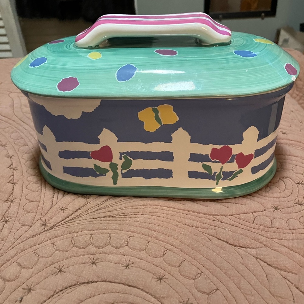 Porta Oval Ceramic Dish with Lid
